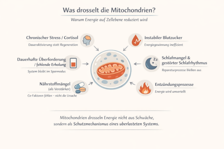 Übersicht: Welche Faktoren beeinflussen die Mitochondrien?